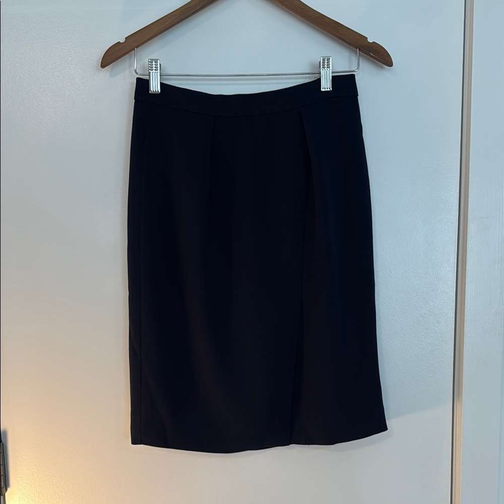 J. Crew Black Pencil Skirt Knee-Length Workwear